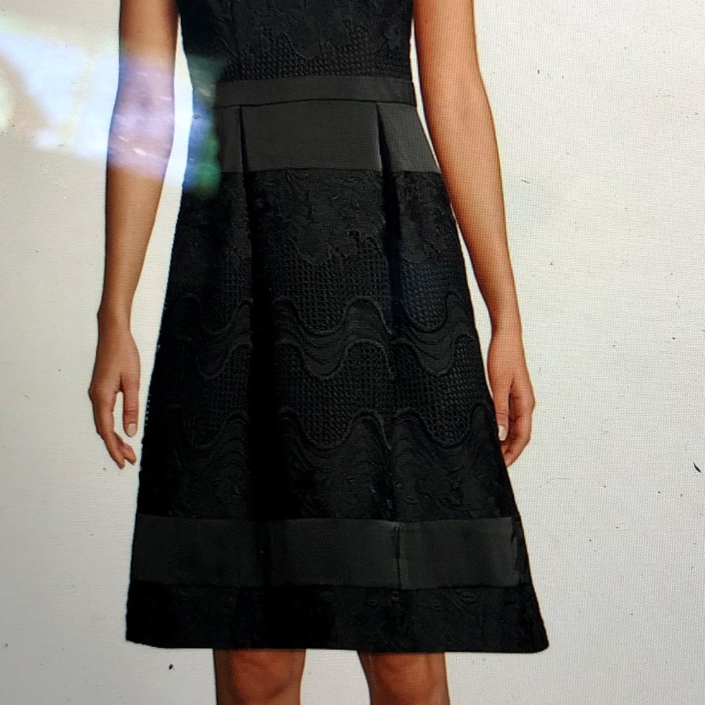 Aidan by Aidan Mattox Embroidered Lace A-Line Dres - Picture 2 of 7